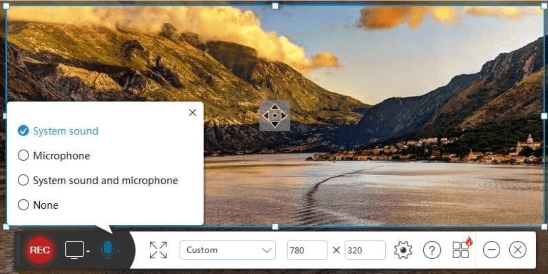 acethinkerでオンライン録画の設定